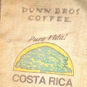 Dunn Bros Burlap Sack Costa Rica